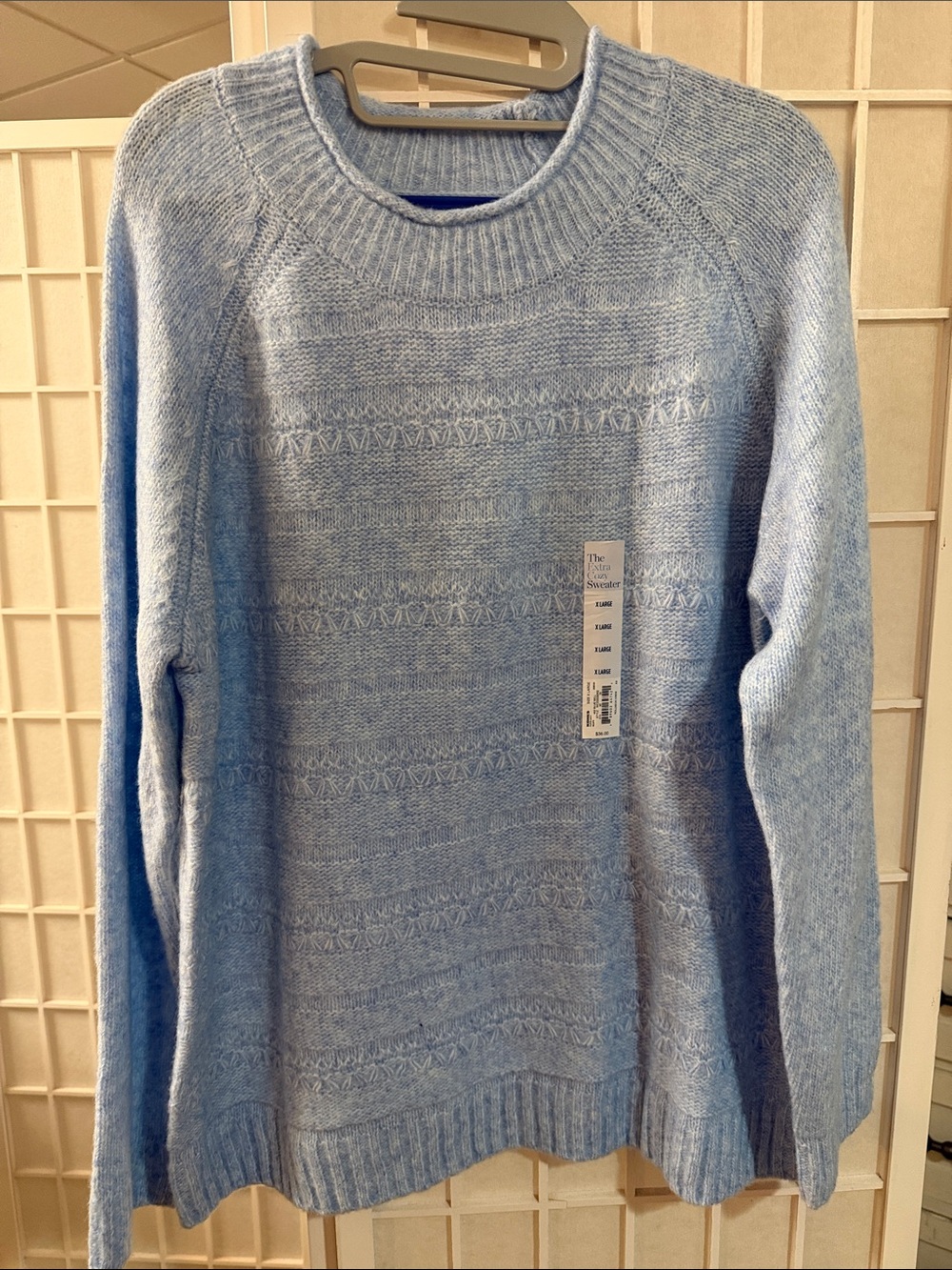Women’s Light Blue Crewneck Sweater
